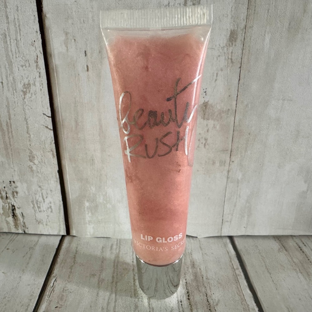 Victorias Secret Beauty Rush Lip Gloss Slice of Heaven Pink Shimmer .46 oz